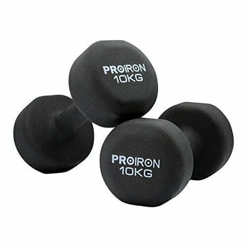 Zestaw hantle gumowane Proiron 2x10kg
