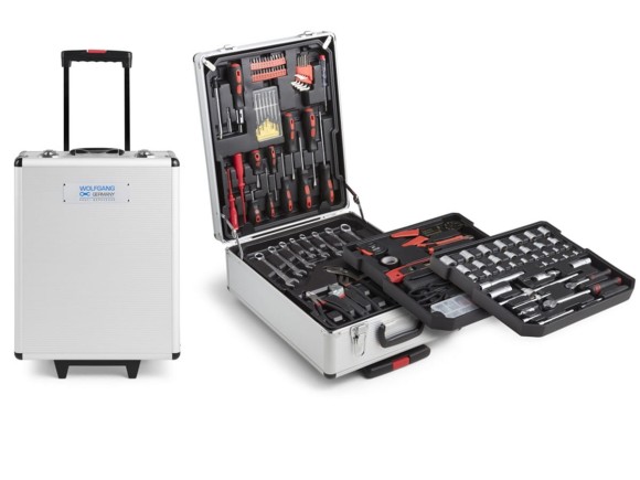 Skrzynka z narzędziami Wolfgang 300 elementów