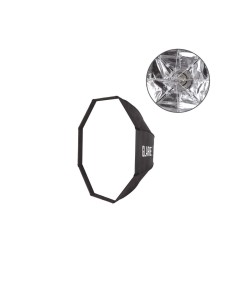 Softbox oktagonalny GlareOne szybki montaż Easy Fold 95 cm - mocowanie bowens