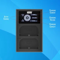 Ładowarka dwukanałowa Newell FDL-USB-C do akumulatorów NP-BX1
