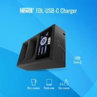 Ładowarka dwukanałowa Newell FDL-USB-C do akumulatorów NP-FZ100