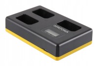Potrójna ładowarka Patona do Sony NP-FZ100 z kablem USB typu C
