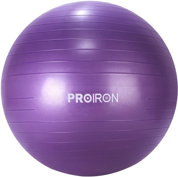 Piłka do ćwiczeń fitness + pompka Proiron 75 cm