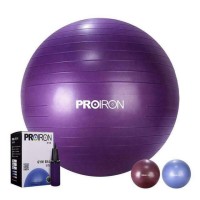 Piłka do ćwiczeń fitness + pompka Proiron 75 cm