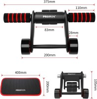 Kółko do ćwiczeń Proiron PRO-JFL01-1 na brzuchu
