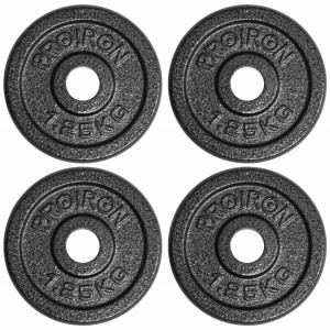 Zestaw talerzy żeliwnych Proiron 4x1.25 kg