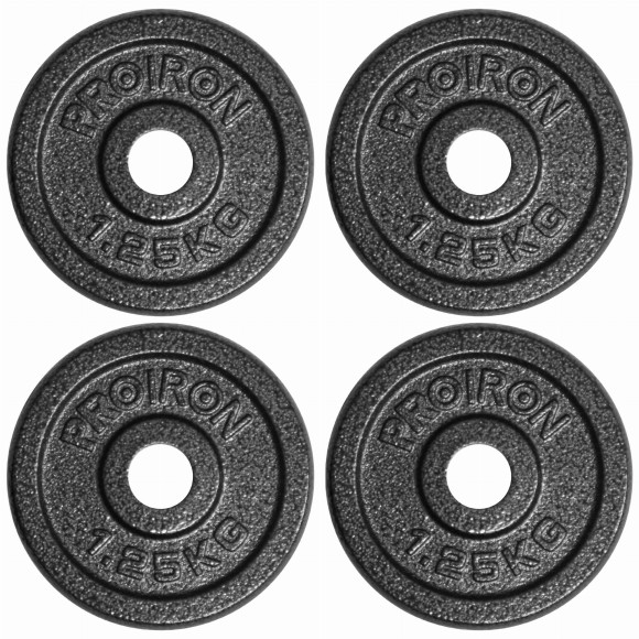 Zestaw talerzy żeliwnych Proiron 4x1.25 kg