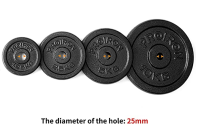 Zestaw talerzy żeliwnych Proiron 4x1.25 kg