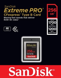 Karta pamięci SanDisk Extreme Pro CFexpress typu B 256GB