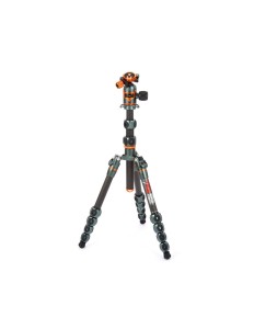 Statyw 3 Legged Thing Ray Grey, włókna węglowe, 5-sekcji, udźwig 30kg, głowica Airhed VU