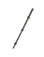 Statyw 3 Legged Thing Bucky Grey, włókna węglowe, 5-sekcji, udźwig 30kg, głowica Airhed VU