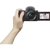 Aparat do wideoblogów z wymiennymi obiektywami Sony ZV-E10 + ob. Sony 16-50 f/3.5-5.6 OSS (ZVE10BDI) 