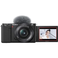 Aparat do wideoblogów z wymiennymi obiektywami Sony ZV-E10 + ob. Sony 16-50 f/3.5-5.6 OSS (ZVE10BDI) 