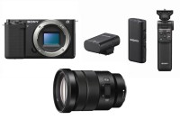 Aparat do wideoblogów z wymiennymi obiektywami Sony ZV-E10 + ob. 18-105mm f/4 G