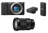 Aparat do wideoblogów z wymiennymi obiektywami Sony ZV-E10 + ob. 18-105mm f/4 G
