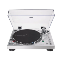 Gramofon Audio-Technica AT-LP120XUSB srebrny z napędem bezpośrednim (analogowy i USB)