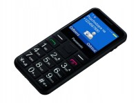 Telefon dla seniora Panasonic KX-TU155 SOS czarny
