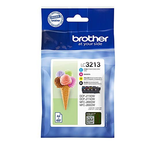 Tusz do drukarek atramentowych Brother LC-3213 Cyjan, Magenta, Żółty, Czarny