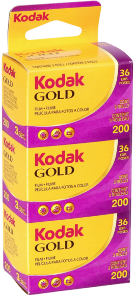 Film kolorowy Kodak Gold 200 3szt 
