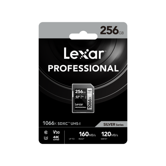 Karta Lexar SDXC Professional 256GB 160MB/s V30 1066x 4K
