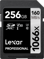 Karta Lexar SDXC Professional 256GB 160MB/s V30 1066x 4K