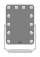 Lustro do makijażu Humanas HS-HM01 z oświetleniem LED - białe