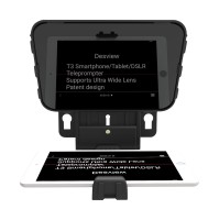 Profesjonalny teleprompter Desview T3 do aparatów i kamer z uchwytem na smartfon lub tablet + pilot i bluetooth