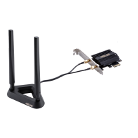 Dwupasmowa karta sieciowa Asus PCE-AX58BT AX3000 PCI-E WiFi 6 (802.11ax) z 2 antenami zewnętrznymi