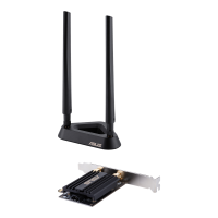 Dwupasmowa karta sieciowa Asus PCE-AX58BT AX3000 PCI-E WiFi 6 (802.11ax) z 2 antenami zewnętrznymi