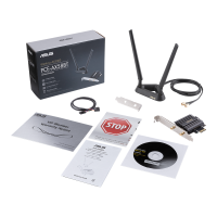 Dwupasmowa karta sieciowa Asus PCE-AX58BT AX3000 PCI-E WiFi 6 (802.11ax) z 2 antenami zewnętrznymi