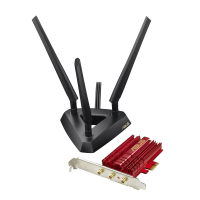 Dwupasmowa karta sieciowa PCI-E Asus PCE-AC68 802.11ac AC1900 z 3 antenami zewnętrznymi