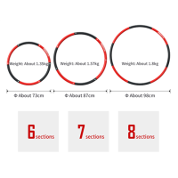 Hula hop PROIRON Fitness 1.8 kg 98 cm odchudzające