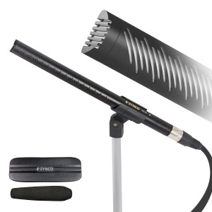 Mikrofon Synco D2 typu shotgun - hiperkardioidalny kierunkowy