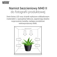 Namiot bezcieniowy Newell M40 II do fotografii produktowej