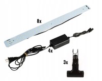 Namiot bezcieniowy Massa z lampami LED 200x120x100cm