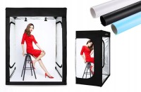 Namiot bezcieniowy Massa z lampami LED 200x120x100cm