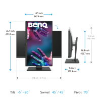 Monitor BenQ PD2700U 27 cali 4K UHD sRGB IPS
