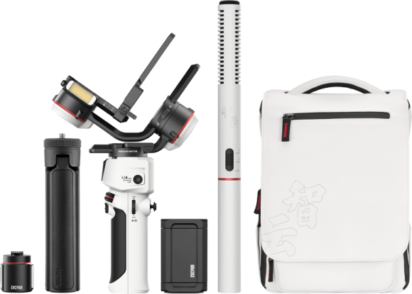  Stabilizator Gimbal Zhiyun Crane M3 Pro + Statyw Lampa Mikrofon Torba 