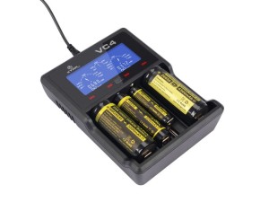XTAR VC4 Ładowarka LCD Li-ion 18650 26650 AA AAA