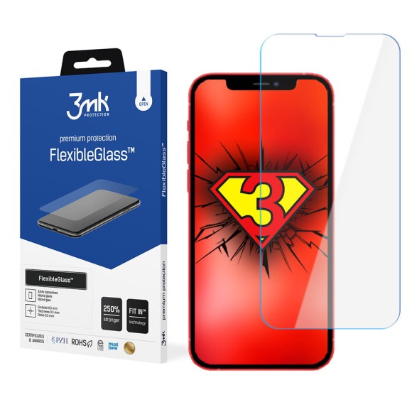 Nietłukące szkło hybrydowe 3mk FlexibleGlass do iPhone 13 Pro Max