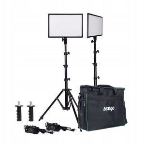 Lampa LED Ledgo LG-E268C 2 Light Kit Bi-Color ze statywami i torbą 