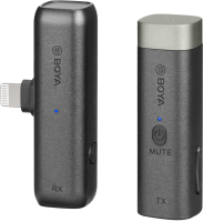 Mini mikrofon bezprzewodowy Boya BY-WM3D 2.4G do urządzeń ze złączem Lightning