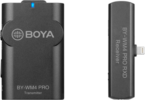 Mikrofon bezprzewodowy Boya BY-WM4 Pro K3 dla urządzeń z systemem iOS (1 TX+1 RX)