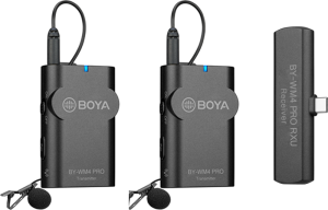 Mikrofon bezprzewodowy Boya BY-WM4 Pro K6 dla urządzeń ze złączem typu C (2 TX+1 RX)