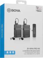 Mikrofon bezprzewodowy Boya BY-WM4 Pro K6 dla urządzeń ze złączem typu C (2 TX+1 RX)