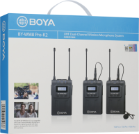 Mikrofon bezprzewodowy Boya BY-WM8 PRO-K2 UHF (2 TX+1 RX)