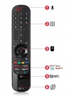 Pilot LG Magic Motion Remote AN-MR21GC NFC
