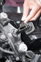 Uchwyt motocyklowy do telefonu na główkę ramy Peak Design Mobile Motorcycle Mount Stem Mount - Czarny (M-MM-AA-BK-1)