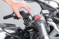 Uchwyt motocyklowy do telefonu na główkę ramy Peak Design Mobile Motorcycle Mount Stem Mount - Czarny (M-MM-AA-BK-1)