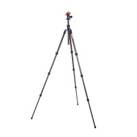 Statyw 3 Legged Thing Punks Billy Blue 2.0, wł. węglowe, 4-sekcje, udźwig 18 kg, głowica kulowa Neo 2.0
